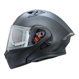 Casco Abatible Ich 3120-dv Plano Talla M Color Negro Mate