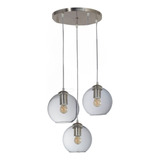 Colgante Plafon 3 Luces Globos Moderno Minimalista Global