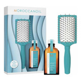 Moroccanoil Pack Cepillo Paleta Mini + Tratamiento Light 50m