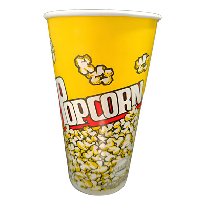 L For Cubeta Vaso 32 Oz Palomitas Pop-corn Carton Encerado