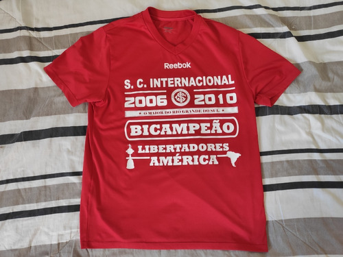 Camisa Internacional - Reebok 2010 - Bicampeão Libertadores