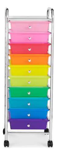 Carrito Organizador Con 10 Cajones Multicolores.envio Gratis