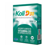 Koli D3 Vit 2000ui 30 Comprimidos - Auxilia No Sistema Imune