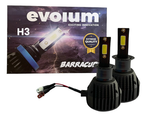 Kit Full Barracuda Focos L Evlm H4/h7/h13 9005/9006 11,000 l