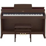 Piano Digital Casio Celviano Ap-470 C/ Movel E Banco Marrom
