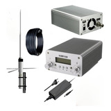 Transmissor Para Rádio Fm 15w Com Bluetooth E Usb Completo 