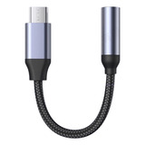 Adaptador De Auriculares Usb C A Jack 3.5 Mm Moto Xiaomi LG