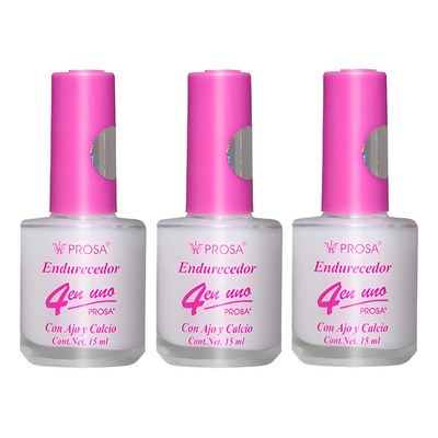 Endurecedor De Uñas 4 En 1 Con Ajo Y Calcio Prosa 3 Pack | MercadoLibre