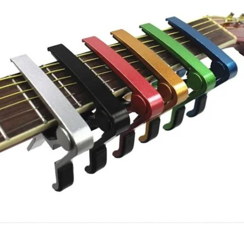 Cejillo Para Guitarra Aluminio Colores 