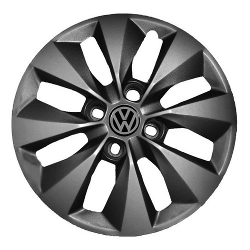 Juego X 4 Taza Rueda Volkswagen Gol Trend 14 Grafito Tw4625f