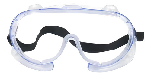 Goggle Seguridad Transparente Banda Flexible Liviano Pvc 