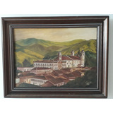 1214- Quadro De Clayton Ost 56x44m C/mold. Ouro Preto.