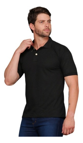 Camisa Polo Piquet Masculina Premium