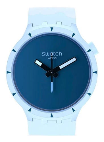 Reloj Swatch Sb03n102 Big Bold Bioceramic Arctic 
