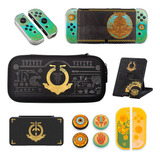 Kit De Funda Zelda Para Nintendo Switch Oled Con Accesorios