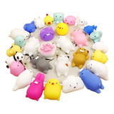 50pcs Mini Mochi Squishy Squeeze Toy Fidget Toy Kit