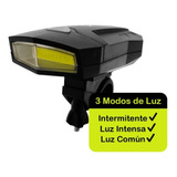 Linterna Bicicleta Luz Led Delantera Soporte Agarre Manubrio