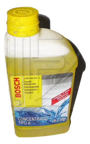 Liquido Refrigerante Bosch Amarillo X 1 Litro