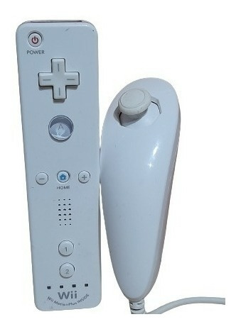 Control Nintendo Wii Remote Motion Plus + Nunchuck Original 