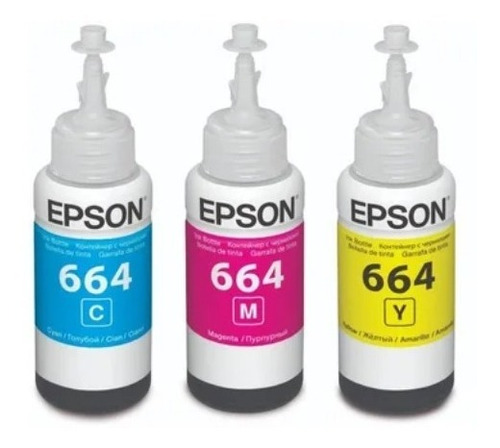 Tinta Epson Original L200 L210 L355 L365 L555 L565 Combo X3