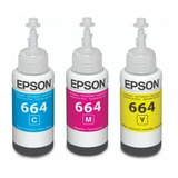 Tinta Epson Original L200 L210 L355 L365 L555 L565 Combo X3