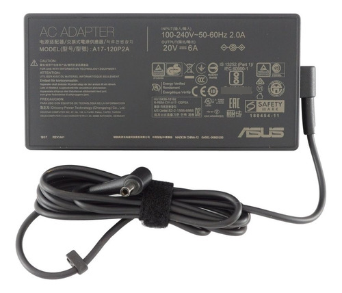 Cargador Original Asus 20v 6a 4.5x3.0mm 120w 