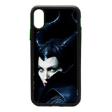 Funda Protector Para iPhone Malefica Dark