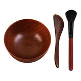 3 Unids Diy Beautiful Beauty Bowl Set Aplicador Com Ligero