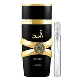 Lattafa Asad Parfum Edp 10 ml Para  Hombre Recargable