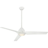 Minka-aire F753l-whf Java Led 54  3-blade Ventilador De Tech