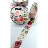 Cinta Washi Tape Vintage Florales Flores Y Mariposas