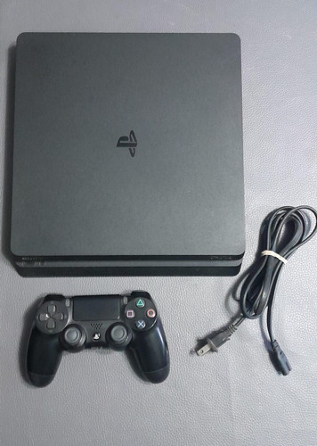  Ps4 Slim 500gb Usada Buen Estado+accesorios+21 Juegos