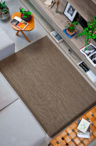 Tapete Para Sala Sisal Economico 2,00x3,00 Bege E Marrom Lindo!! Antiderrapante