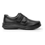 Zapato Escolar Niño Flexi 402103 Piel Clases Doble Velcro