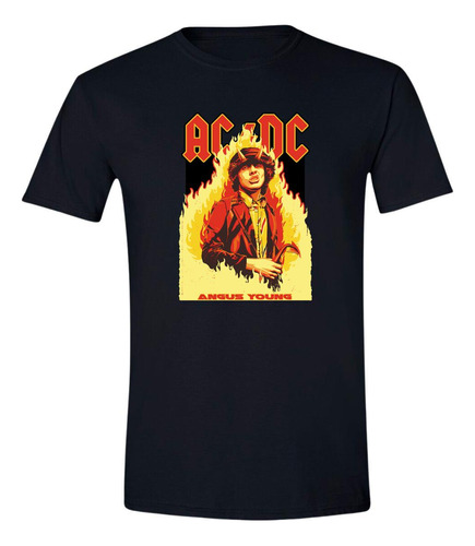 Playera Hombre Rock Ac/dc Angus Young 843n