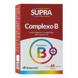 Complexo B Supra 60 Cápsulas Herbamed Sabor Sem Sabor