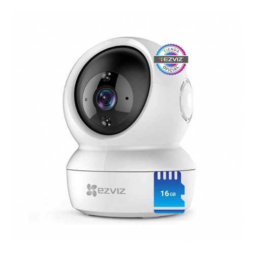 Cámara De Seguridad Wifi Ezviz Interior 1080p + Sd 16gb