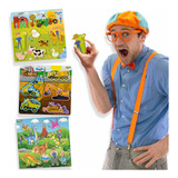 Blippi Chunky Puzzles For Kids By  3 Chunky Puzzles Par...