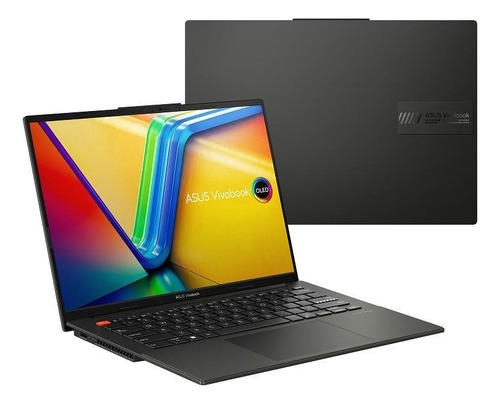 Ultrabook  Asus Vivobook K5404v Negra 14.5 , Intel Core I9 13900h  16gb De Ram 1tb Ssd, Intel Iris Xe 120 Hz 2880x1800px Windows 11 Home