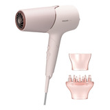 Secador De Pelo Con Tecnologia Thermoshield Philips Bhd538 Color Rosa