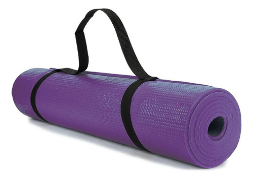 Mat Yoga 6mm Colchoneta Antideslizante Pvc Pilates Correa