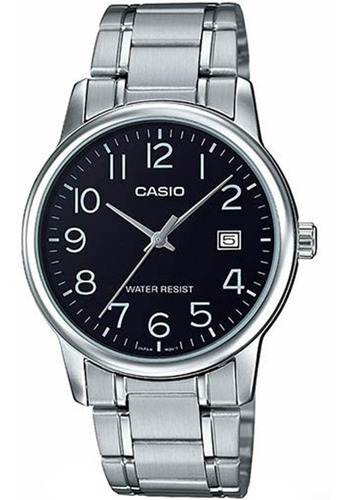 Reloj Casio Mtp V002d Calendario Acero Hombre Original Gatía