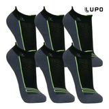 Kit 6 Pares Meia Lupo Soquete Cano Baixo Academia Original 