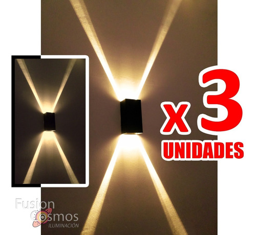 Luces Discoteca Iluminacion Boliche Bar Dj  Led 6w Pack X3un