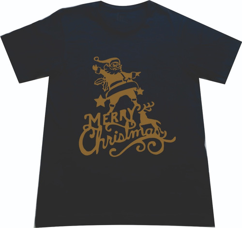 Camisetas Navideñas Navidad Papa Noel Santa Claus  Vinil1