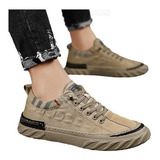 Zapatos Hombre Lona Hielo Seda Casual Transpir