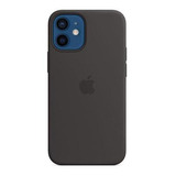 Funda Carcasa Silicona iPhone 12 Pro Max Magsafe Negro