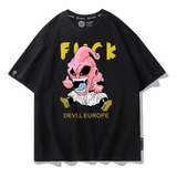 Camiseta De Manga Corta Con Estampado De Dragon Ball Majin B