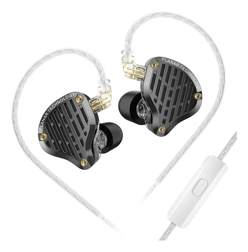 Monitores De Auriculares Kz Pr3 Planar Driver Con Micrófono