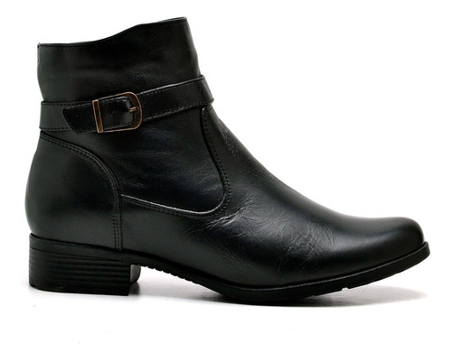 Bota Feminina Country De Couro Legitimo Montaria Jna